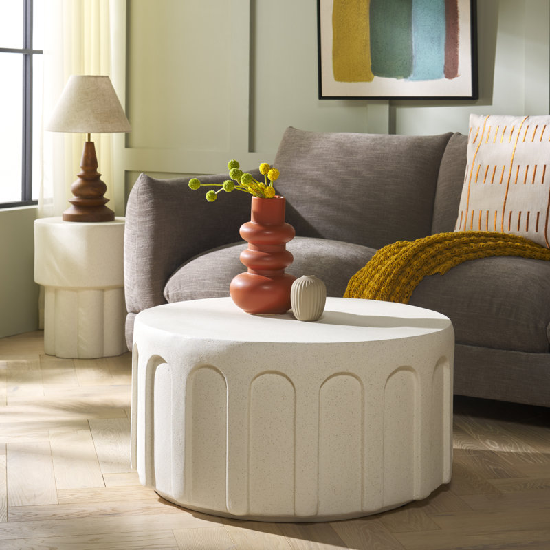 Table basse Mels, Blanc