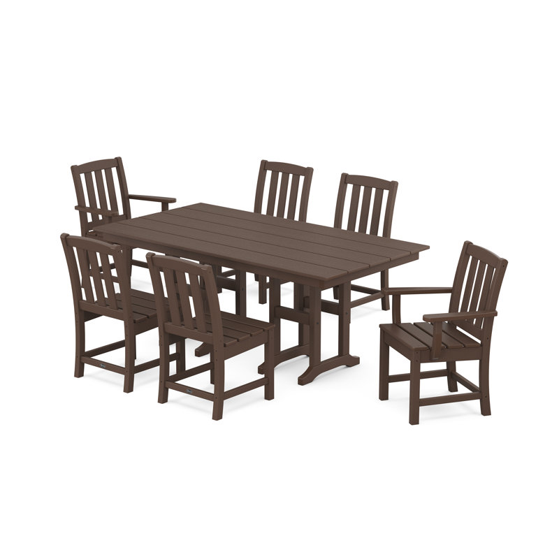 Ensemble repas 7 pièces Cape Cod, Lanterne rétro