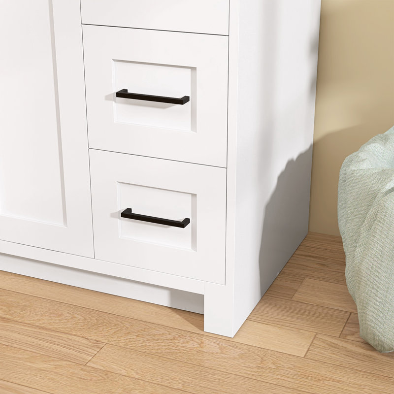 Base de meuble-lavabo simple 48 po, Blanc