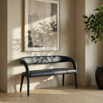 Banc en similicuir Sylvester Aurich