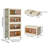 19.69" Side Wide Folding Storage Cabinet