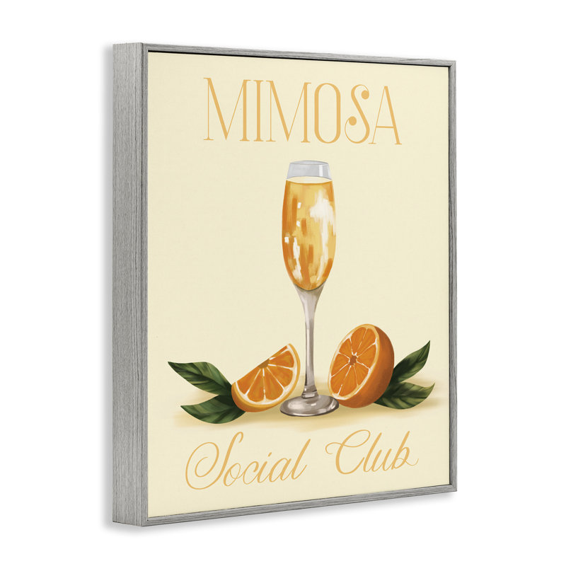 Mimosa Social Club, estampe numérique par Hey Bre! Creative Studio, H 14 po x l 11 po, Estampe numérique Farmhouse
