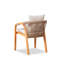 Ensemble de 2 chaises de patio en eucalyptus Bex