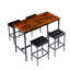 Ensemble de salle à manger rectangulaire L 23,6 po x l 47,2 po Lonzetta
