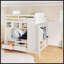 Lit mezzanine double avec tiroirs-1387082564