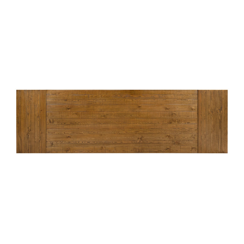 Honey Pine Reclaimed Wood Extendable Dining Table
