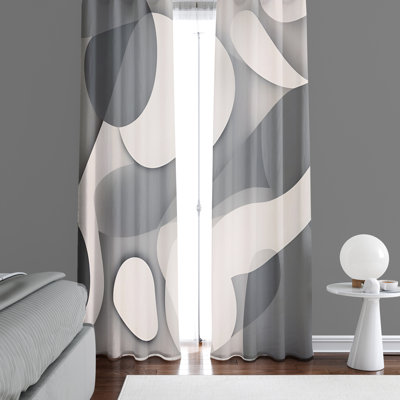 Diemo Semi Sheer Curtain Pair