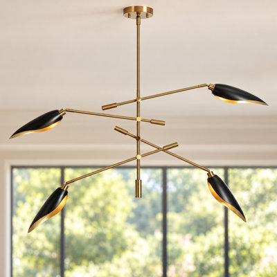 Lakendria 8 - Light Metal Sputnik Chandelier