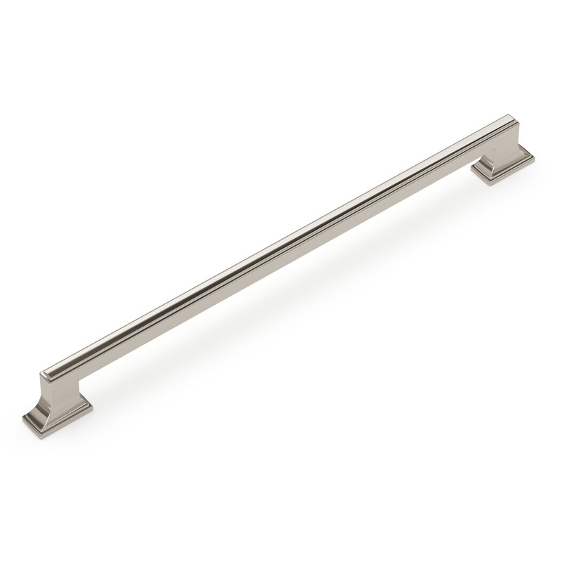 Brownstone Bar / Handle Pull, 12", Polished Nickel