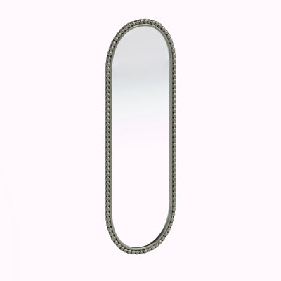 Iron Art Oval Retro Mirror