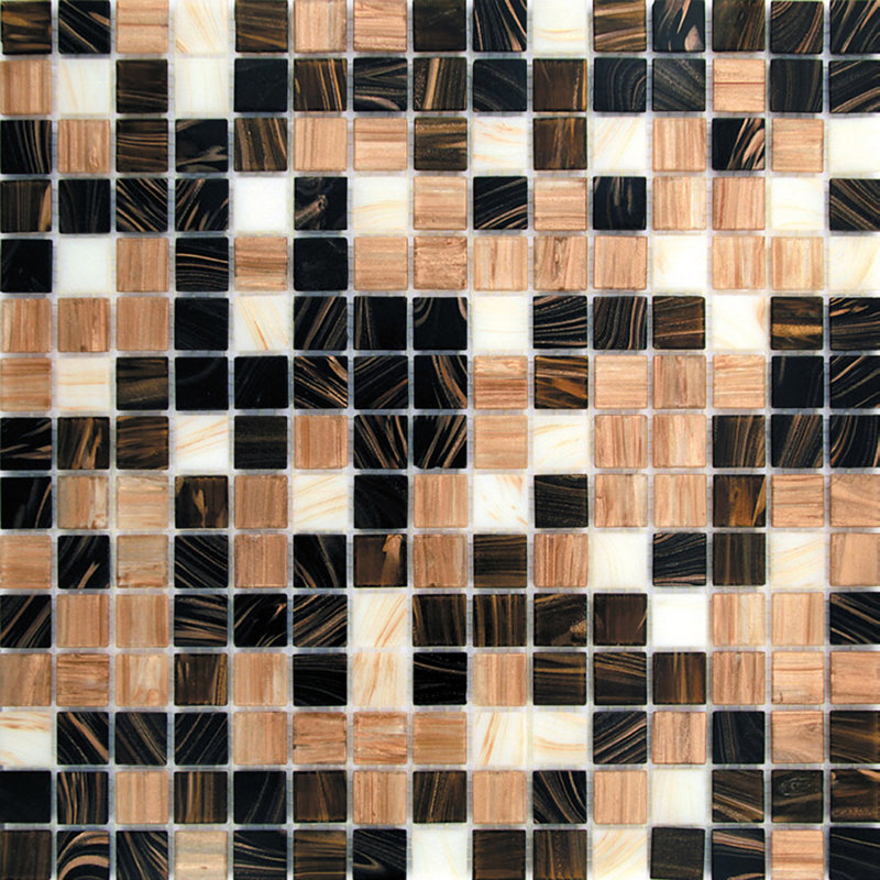 Carreau de mosaïque pour mur et plancher 0,8 po x 0,8 po Mingles