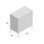Commode standard en bois à 3 tiroirs l 32 po Capra-1967185202