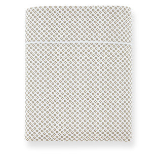 Emma 300 Thread Count Geometric 100% Cotton Flat Sheet