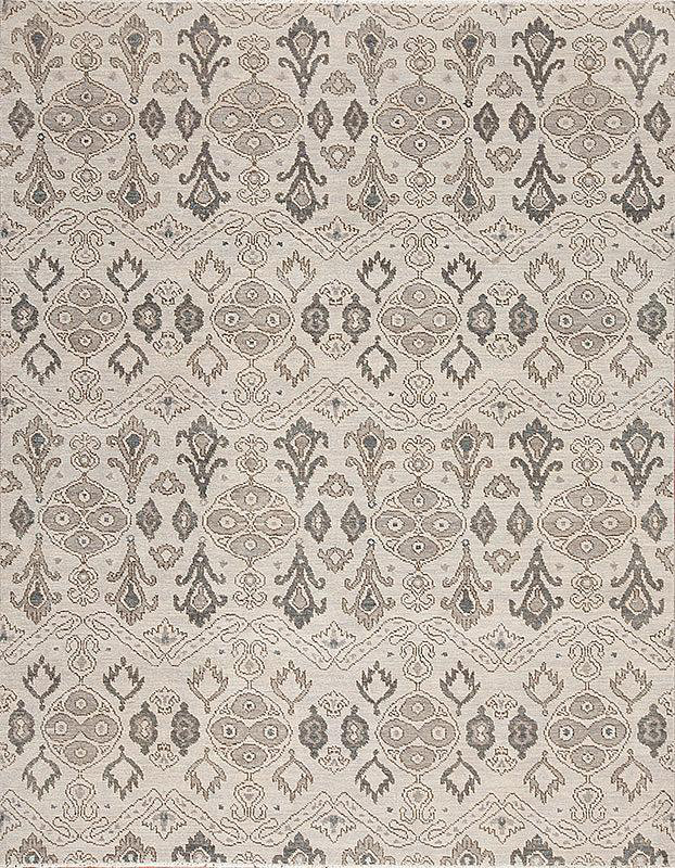 Vogue Hand Knotted Wool Area Rug, Rectangle 8' x 10'