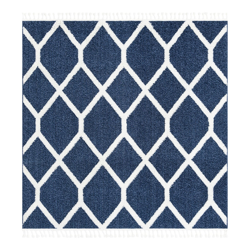 Lamy Geometric Indoor Rug, Square 7'10"