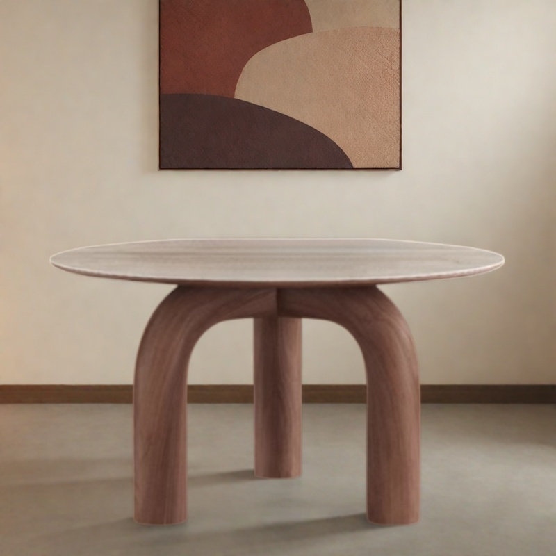 Excellent and comfortable dining table, 29.5"H x 59"L x 59"W
