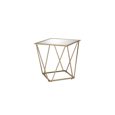 Glass Top End Table