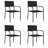Gabar Rectangular 4- Piece 3- Person 215.9cm L Bistro Set-1343740510