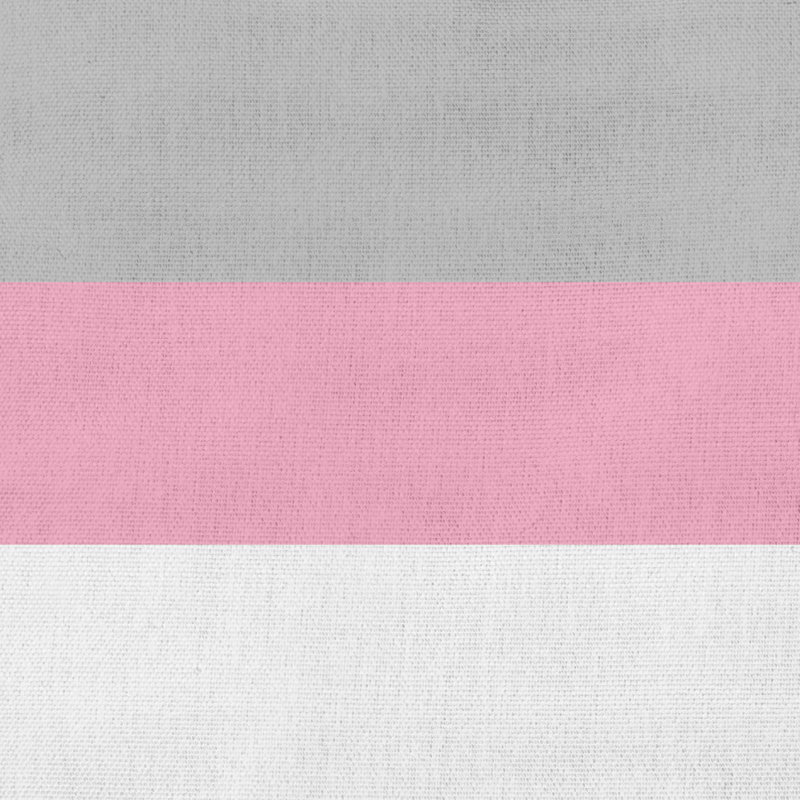 Coussin extérieur Demi Girl, 20 po x 20 po, Rose/gris