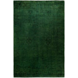 Overdyed One-of-a-Kind 6' 2" X 9' 4" Hand Knotted Area Rug