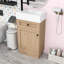 Meuble-lavabo avec lavabo et tablette réglable