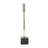 Lyanie Aluminum Metal Slim Decorative Black Candle Holder with Block Bases Set-1992995615