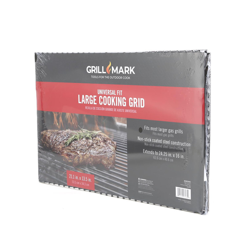 Grill Mark Universal Fit Large Steel Cooking Grid
