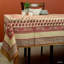 Nappe en coton à motif géométrique 70 x 104 pouces