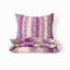  Ensemble de housse de couette en microfibre mauve et rose 3 pièces-1116452692