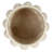 5.75 Inches Round Stoneware Canister with Raised Dots and Acacia Wood Lid-2097385156-2125934121