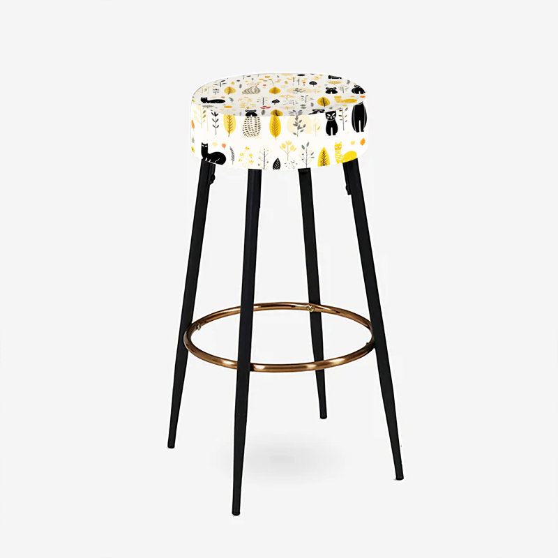Burslem - Animal Print Bar Stools Set Of 2