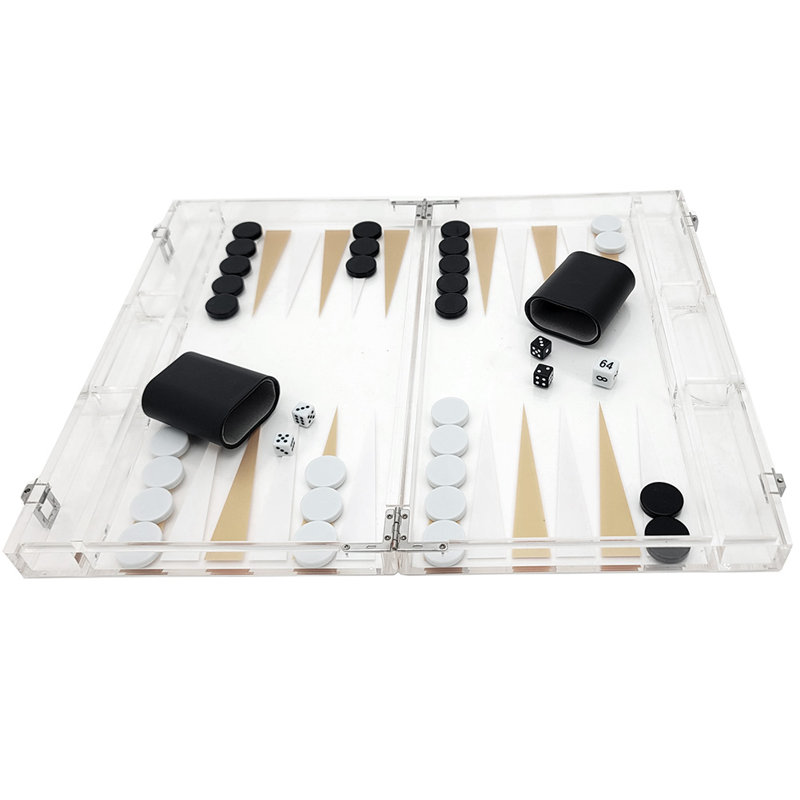 Ensemble de backgammon Ondisplay Luxe, Doré