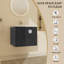Ensemble de meuble-lavabo simple 23,83 po avec plateau en céramique Erielle-1694674384-1694674385