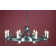 Grandfield 8-Light Wagon Wheel Chandelier