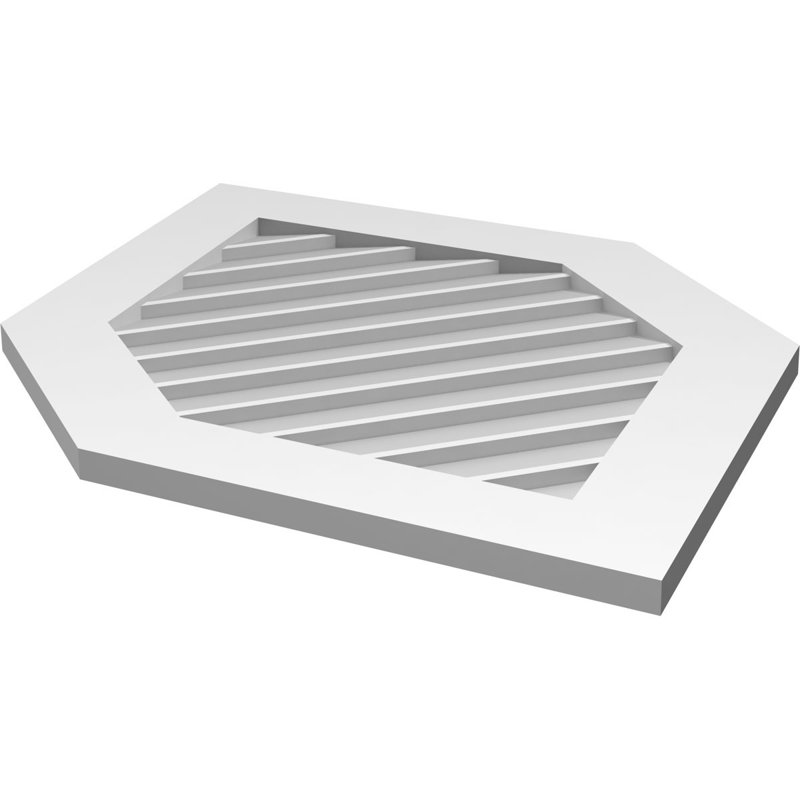 Ventilateur vertical à pignon vertical en uréthane 14/12, H 1 po x l 24 po x L 40 po