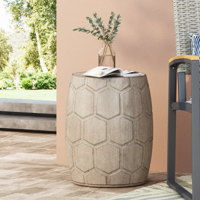 Outdoor LightWeight Concrete Side Table
