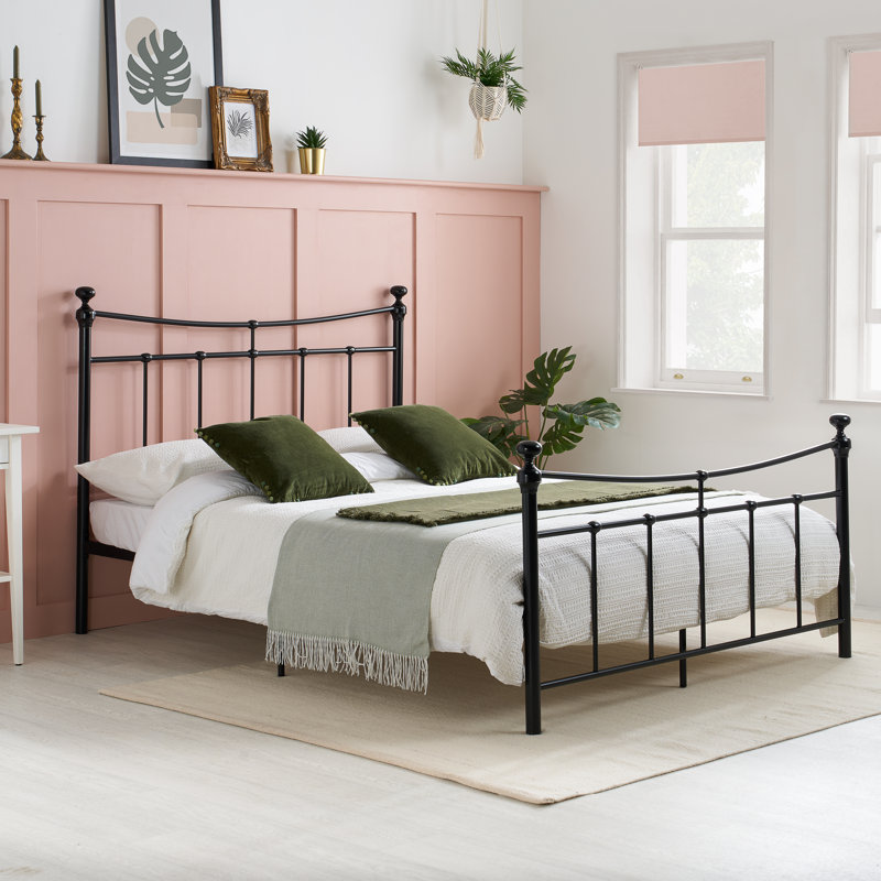 Hayler Bed Frame, Small Double (4'), Black