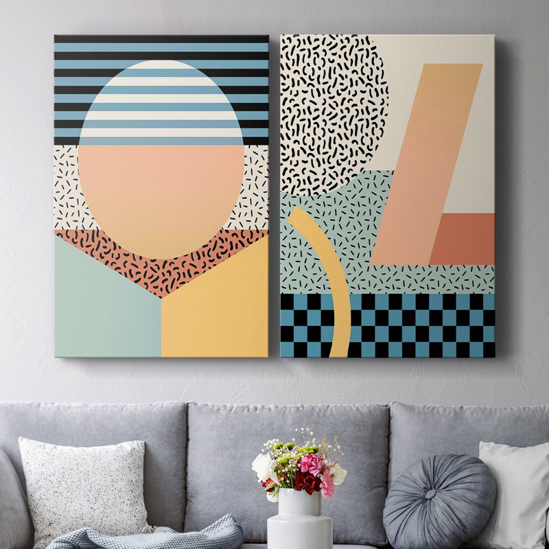 Modern Memphis III-Premium Gallery Wrapped Canvas -Ready to Hang