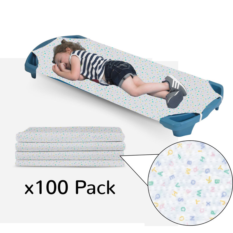 Angels Rest ABC Cot Sheet - Set Of 100, Standard