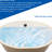 Modern 19"X16" Oval Ceramic Lavatory Sink - Pure White Bathroom Basin With Overflow, Low Water Absorption, Acid Resistance, Advanced Design Undermount Stain- Feature