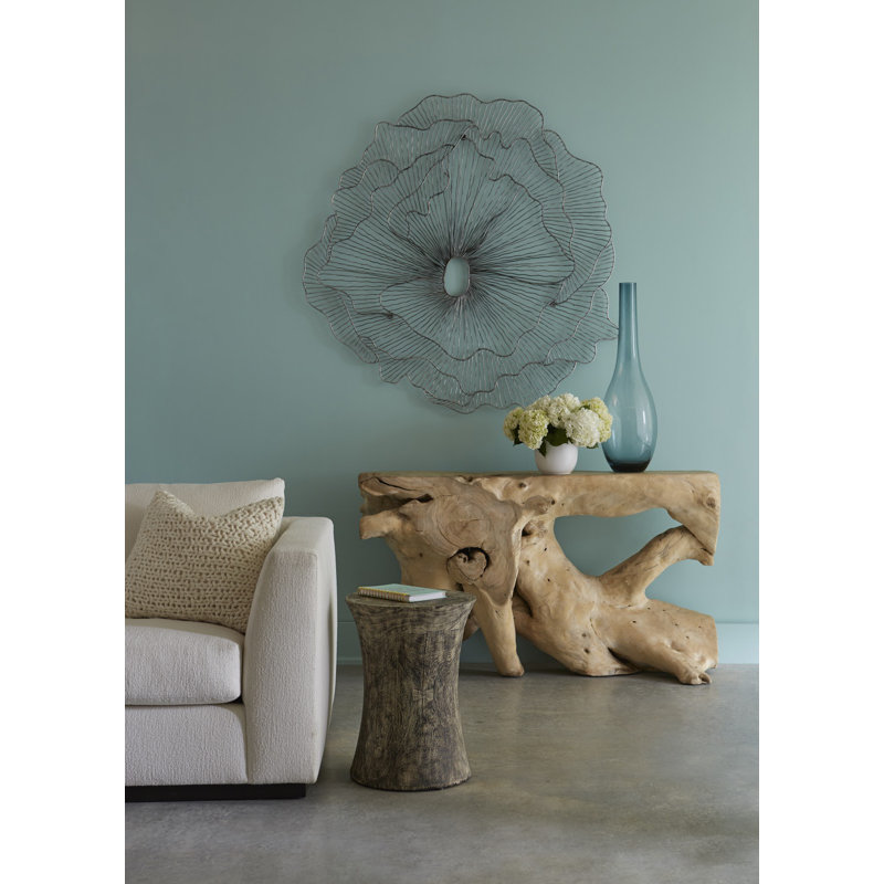 Flower Wall Décor, Silver