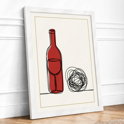 Order and Chaos Minimalist - Framed Print