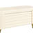 Galileo Modern Chenille Upholstered Storage Ottoman Bench with Metal Legs-1086804595