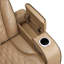 Causeuse inclinable de style moderne en bois et massage inclus - caramel-539433676