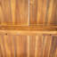 Table de salle à manger d'extérieur en bois d'acacia Visola L 79 po (finition teck)