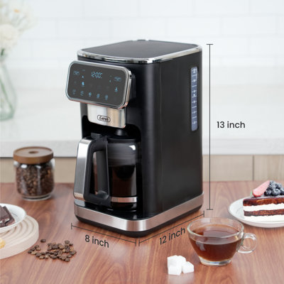 The 12 Cup Intelligent LED Drip Coffee Brewed Maker