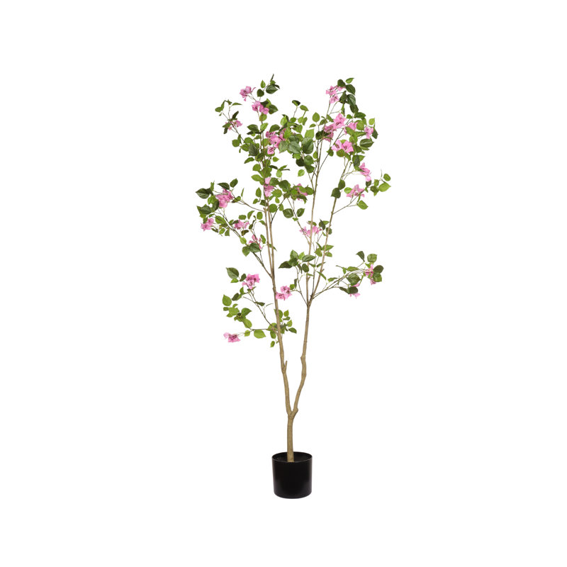 Arbre de bougainvillée artificiel 5,9 pi, 70,8 po x 30,3 po