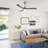 52" Modern Farmhouse Dimmable Ceiling Fan with LED Lights and Remote Control-972921566