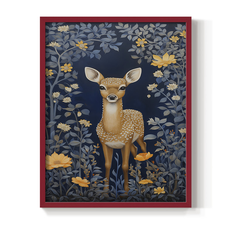 "ANIMALS Series CDLxxiii", H 21 po x l 17 po, Rouge