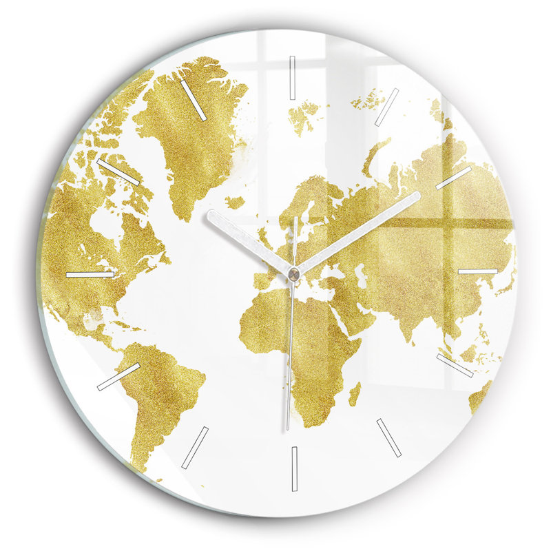 Glass Wall Clock